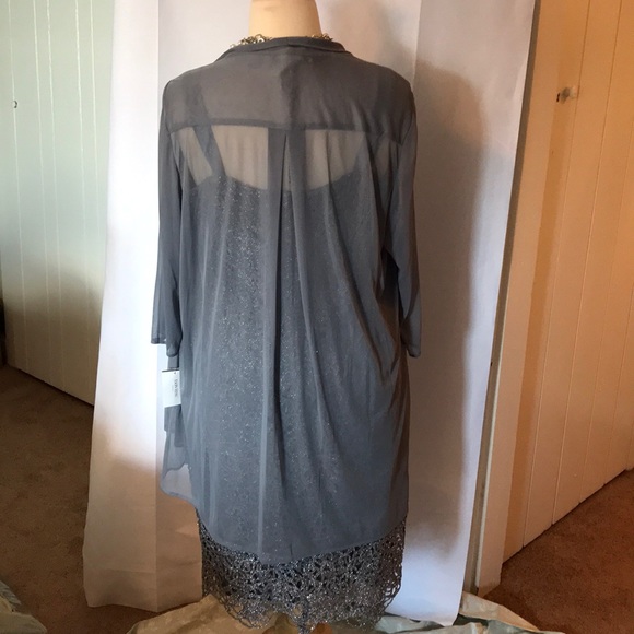 💝 RM Richards Cocktail Dress/Chiffon Jacket - Picture 3 of 7